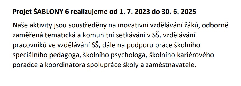 Sablony6text | SOS a SOU KH